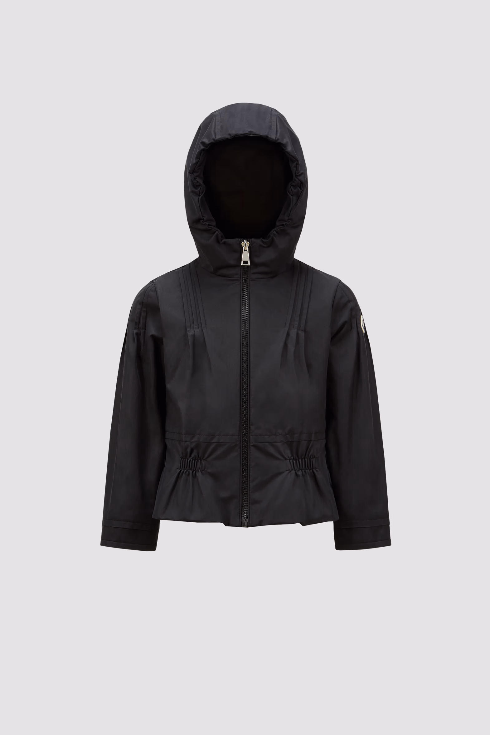 Elaine Hooded Jacket Girl Black Moncler 0